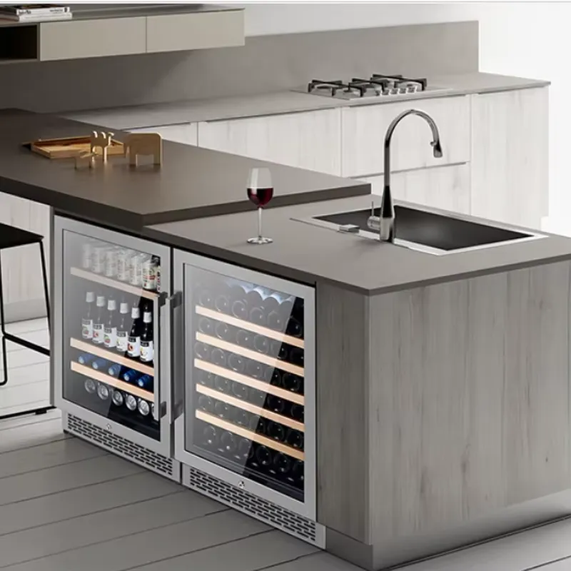 Wine Beer Dual Zone - 48 Şişelik Şarap Dolabı Çift Cam