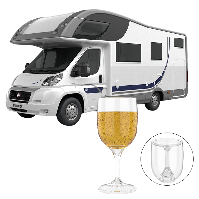 Wine & Beer Guayaquil - RV Taşınabilir Şarap Kadehi Katlanabilir Kırılmaz