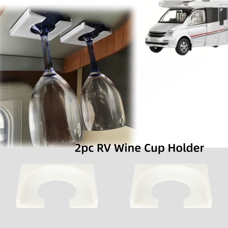 Wine & Beer Guayaquil - 2 adet RV karavan şarap bardağı