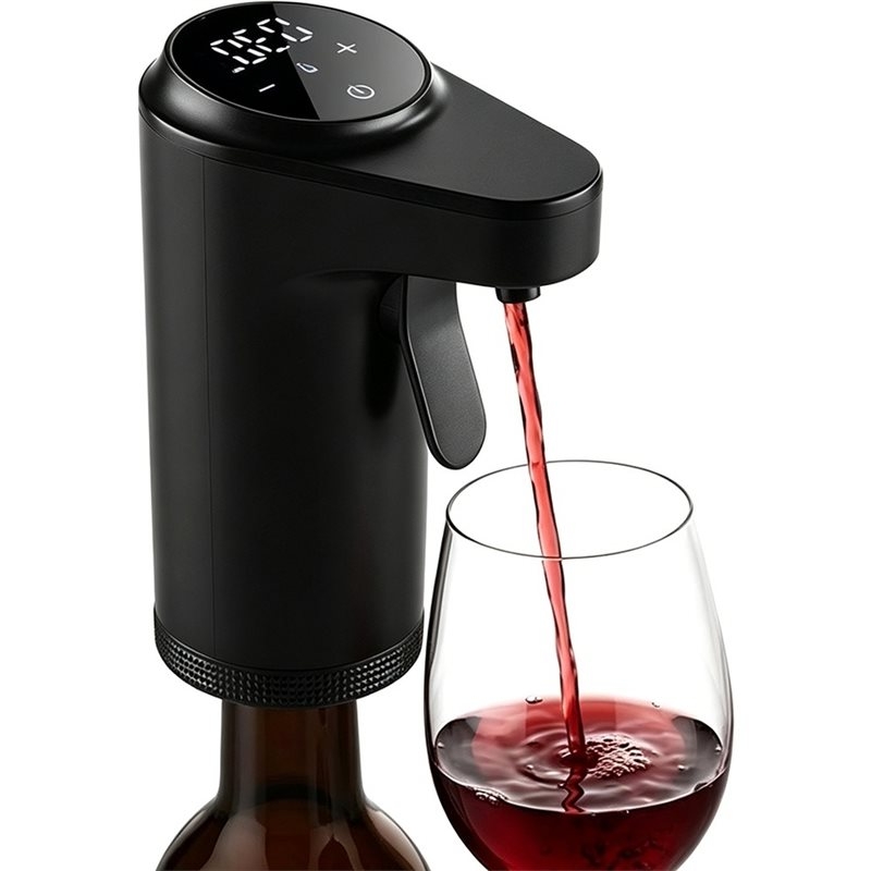 Wine Aerator Pour - T21C Elektrikli Şarap Dispenseri, Havalandırıcılı, 1-999