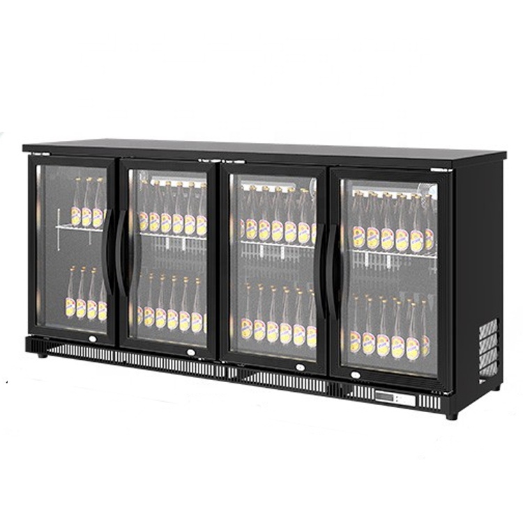 Wine Beer Dual Zone - Ticari Bar Ekipmanı Dört Cam Kapılı