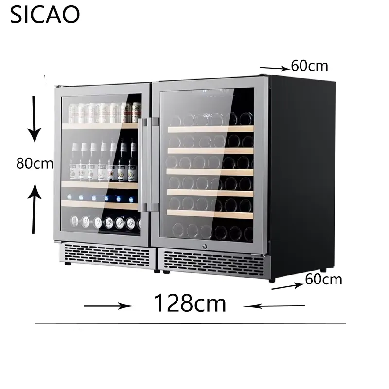 2 Kapılı Şarap Bira Dolabı Cam - Wine Beer Dual Zone incelemesi ve fiyatı